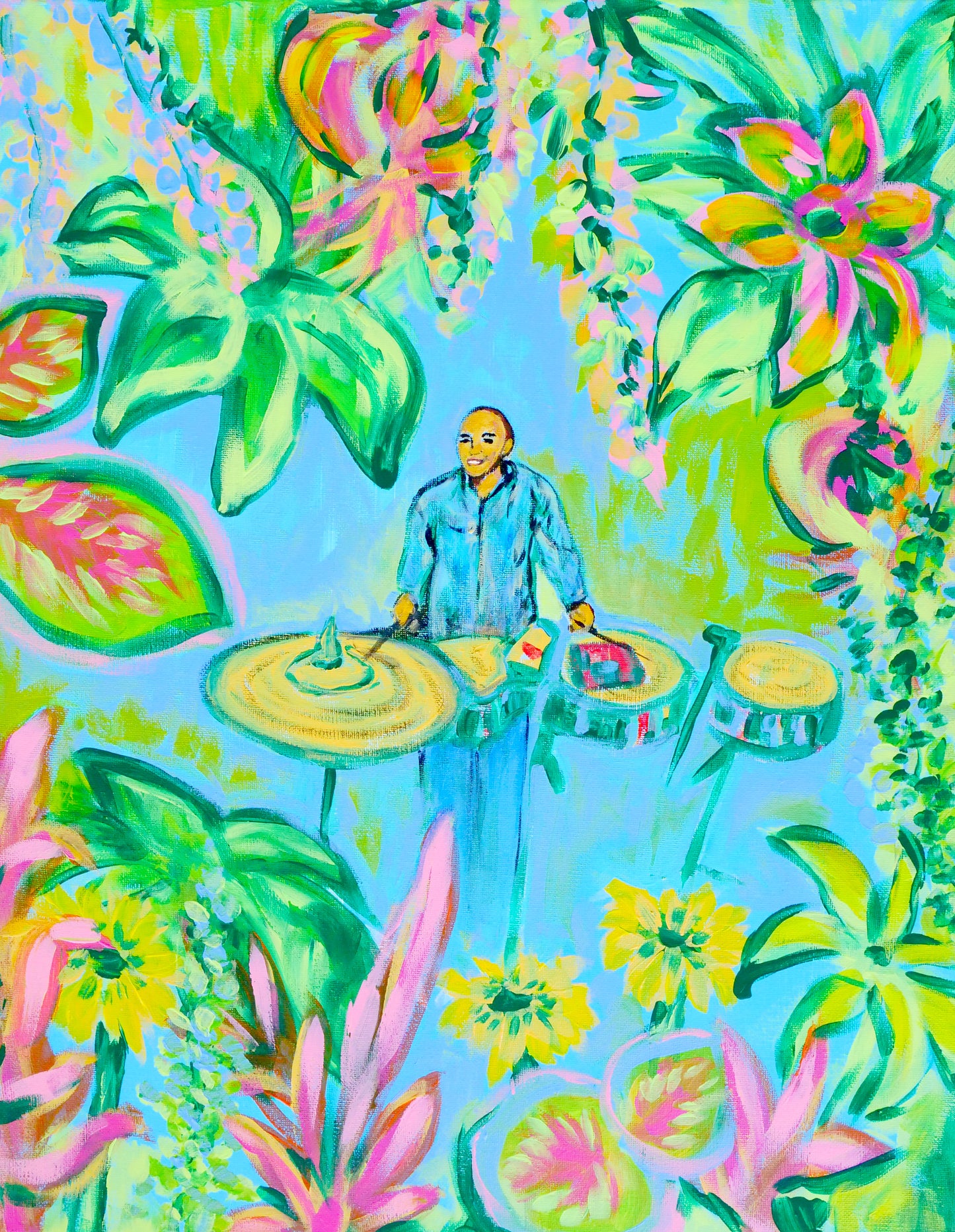 The Percussionist - 16" x 20"