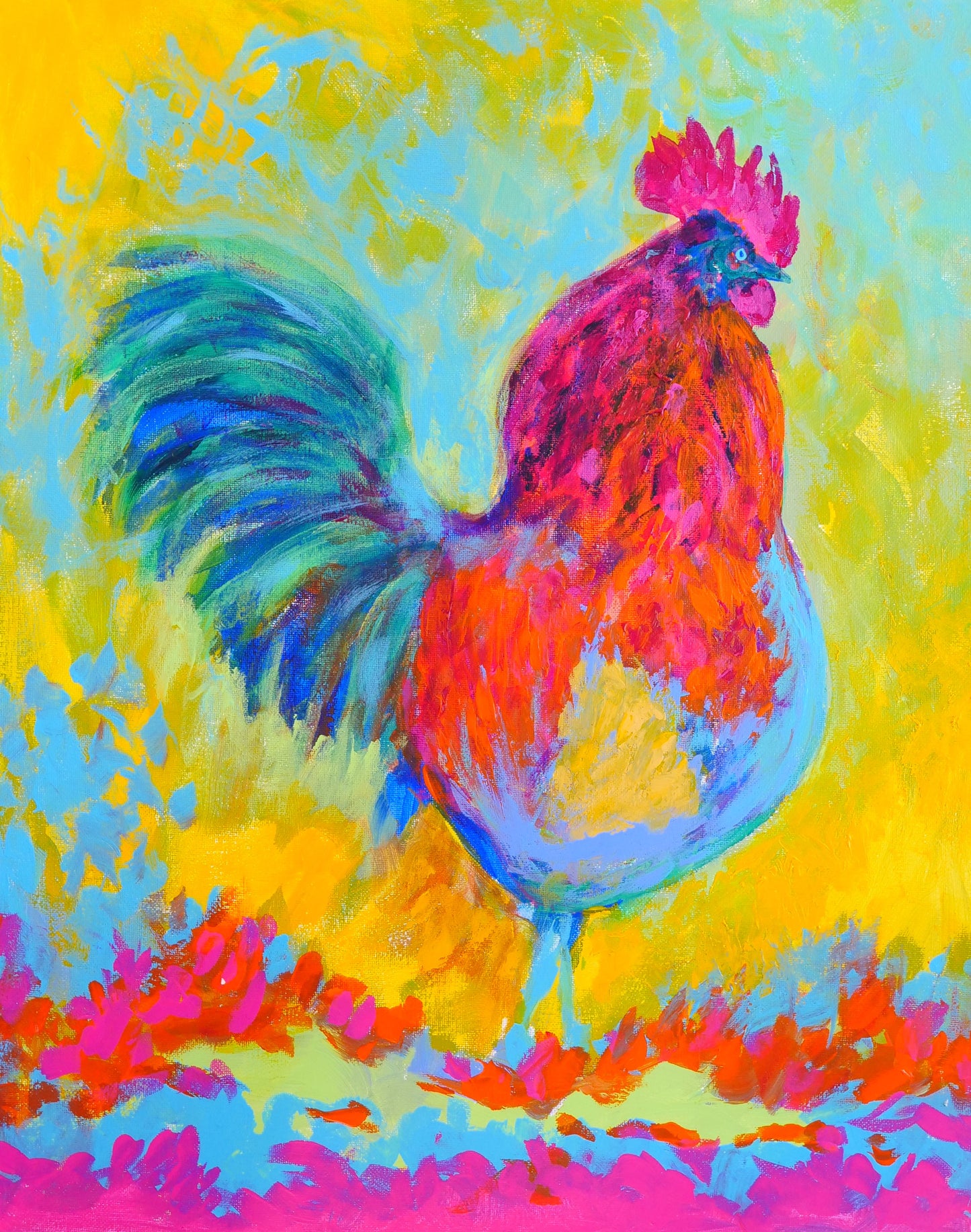 El Gallo de Calle Ocho - 18" x 20"