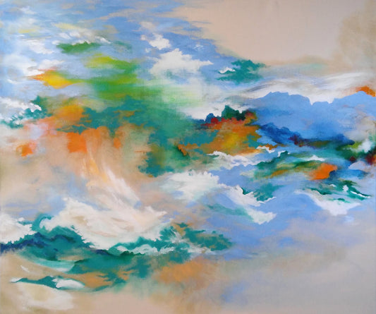 Journey towards Freedom - 54" x 66"