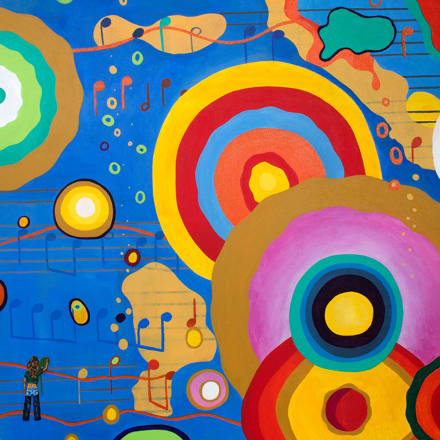 Peace of Music - 40" x 40"