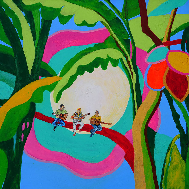 Lindo Calypso - 40" x 40"