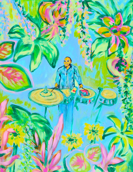 The Percussionist - 16" x 20"